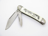 Vintage Imperial Prov RI USA Alaska Sled Dog Scene Folding Pocket Jack Knife