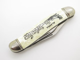 Vintage Imperial Prov RI USA Alaska Sled Dog Scene Folding Pocket Jack Knife