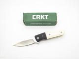 CRKT Kommer Curfew 2867 White Micarta Handle Assisted Folding Pocket Knife