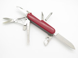 Victorinox Fish Inlay Officier Suisse Swiss Army Camp Multi Tool Folding Knife