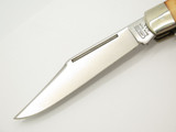 Vintage Camillus New York USA Jigged Delrin 3.875" Folding Stockman Pocket Knife