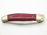 Vintage Kissing Crane KC26 Copperhead Germany Red Handle Folding Pocket Knife