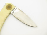 Vtg Parker American Blade AB-6 Japan White Micarta Handle Folding Pocket Knife