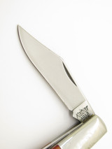 Vintage Ka-Bar 1013 USA Barlow Sawcut Delrin Handle Folding Pocket Knife
