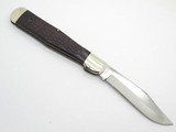 Vtg 1974 Case XX 61050 Coke Bottle Folding Hunter Knife Jigged Wood Used