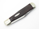 Vtg 1974 Case XX 61050 Coke Bottle Folding Hunter Knife Jigged Wood Used