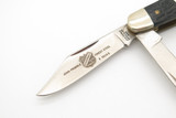 Vintage John Primble 5514 USA Black Delrin 4 Blade Stockman Folding Pocket Knife