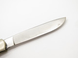Vintage 1980 Western S-693 Raccoon USA Delrin Handle Folding Pocket Knife