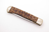 Vintage 1980 Western S-693 Raccoon USA Delrin Handle Folding Pocket Knife