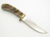 Chuck Bowen "The Knifeman" Alaska Custom Ram Horn Fixed Blade Hunting Knife