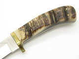 Chuck Bowen "The Knifeman" Alaska Custom Ram Horn Fixed Blade Hunting Knife