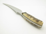1995 Chuck Bowen "The Knifeman" Alaska Custom Ram Horn Fixed Blade Hunting Knife