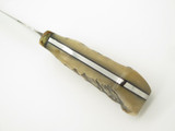 1995 Chuck Bowen "The Knifeman" Alaska Custom Ram Horn Fixed Blade Hunting Knife