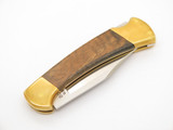 2023 Buck 112 Ranger BCCI 35th Limited 440C Koa Wood Handle Folding Hunter Knife