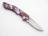 Buck 283 Nano Bantam Pink Camo Small Folding Lockback Pocket Knife