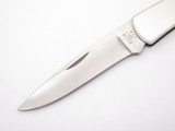 Vtg 1992 Buck 521 Ruffed Grouse Scene Stainless Handle Folding Lockback Knife