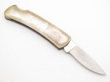 Vtg 1997 Buck 525 Sterling Silver Acorn Oak Leaves Folding Lockback Pocket Knife