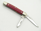 Vintage 1980 Case XX 62027 Red Folding Pocket Jack Knife Appaloosa Bone