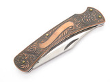 Vintage Parker Renaissance Custom Series Seki Japan Copper Folding Pocket Knife