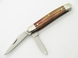 Vtg 1980 10 Dot Case XX 62027 Red Appaloosa Bone Folding Pocket Jack Knife
