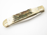 Vintage '80s Parker Cut Co. K-734 Single Trapper Japan Stag Folding Pocket Knife