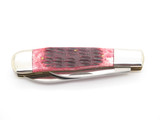 Vintage '80s Parker Imai Seki Japan Red Bone 4.125" Teardrop Folding Jack Knife