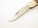 Vtg Parker Cut Co. K-236 Japan Texas Longhorn Stag Handle Folding Pocket Knife