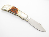 Vtg 1980s Parker Eagle Brand Imai Seki Japan Stag Folding Lockback Pocket Knife