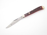 Vtg United Boker Solingen Germany Single Trapper Red Bone Folding Pocket Knife