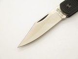 Vintage Kershaw Oregon USA 3000 DWO Japan Black Handle Folding Pocket Knife