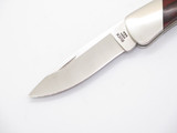 2013 Buck 500 Duke Wood Handle Folding Hunter Lockback Pocket Knife With Sheath