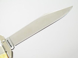 Vtg 1977 Case XX 5111 1/2 Blue Scroll Stag Cheetah Swing Guard Knife