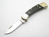 2024 Buck 112 Ranger Drop Point 420HC Ebony Wood Handle Folding Hunter Knife
