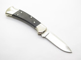 2024 Buck 112 Ranger Drop Point 420HC Ebony Wood Handle Folding Hunter Knife