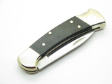 2024 Buck 112 Ranger Drop Point 420HC Ebony Wood Handle Folding Hunter Knife