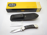 2024 Buck 112 Ranger 420HC Drop Point Ebony Wood Handle Folding Hunter Knife
