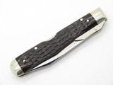 Vtg 1976 Case XX 6111 1/2 Bone Cheetah Swing Guard Folding Pocket Knife