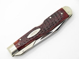 Vtg 1976 Case XX 6111 1/2 Bone Cheetah Swing Guard Folding Pocket Knife