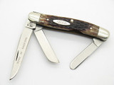 Vtg 1980 Case XX 6318 Stainless Stockman Jigged Bone Folding Pocket Knife