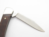 Vintage Buck Script 709 Yearling Aurum 2 Blade Folding Pocket Knife Wood Handle
