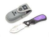 2012 Buck USA 587 Hailey Heath Folding Ergo Hunter Purple Folding Linerlock Knife