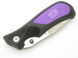 2012 Buck USA 587 Hailey Heath Folding Ergo Hunter Purple Folding Linerlock Knife