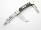 Buck 703 Colt 3 Blade Canoe Stockman Folding Pocket Knife Wood Handle