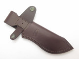 Buck 488 087 085 Ergo Hunter Pro Burgundy Leather Fixed Blade Knife Sheath
