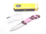 2011 Buck 284 Bantam Pink Camo Folding Lockback Pocket Knife
