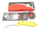Spyderco C106SYL2 Tasman salt 2 Seki Japan Yellow FRN H2 SE Folding Pocket Knife