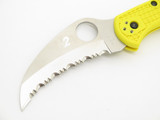 Spyderco C106SYL2 Tasman salt 2 Seki Japan Yellow FRN H2 SE Folding Pocket Knife