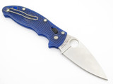 Spyderco USA Manix 2 C101PBL2 CTS-BD1 Blue FRCP Folding Pocket Knife