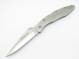 Spyderco C07P Police Japan VG-10 Stainless Handle and Blade Folding Pocket Knife