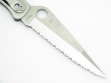 Spyderco C07S Police Seki Japan VG-10 Stainless Serrated Folding Pocket Knife